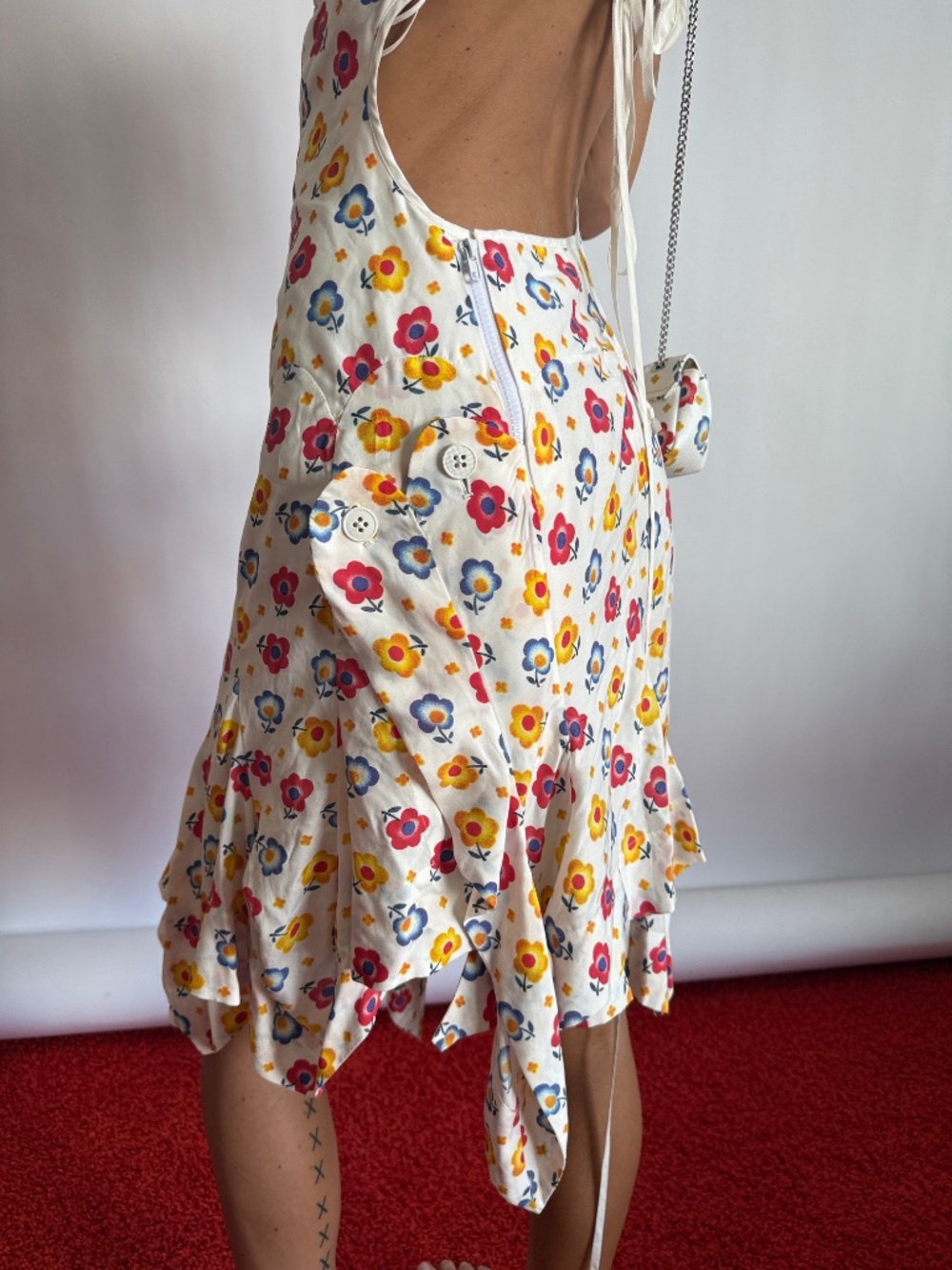 Vivienne Westwood 1500$ Andreas Kronthaler Silk Blend Dress 2016 - Picture 9 of 16